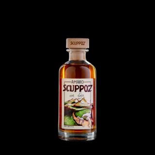 Amaro liquore tradizionale erbe naturali Gran Sasso formato 20cl Scuppoz