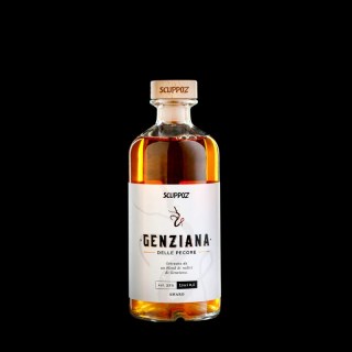 Liquore di genziana delle pecore con radici amare e naturali formato 50cl Scuppoz Abruzzo a Teramo