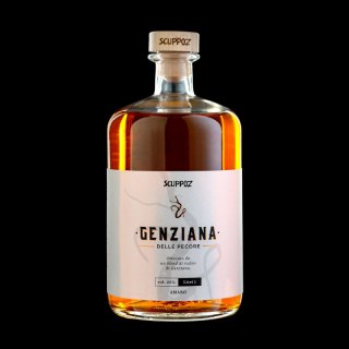 Liquore di genziana delle pecore con radici amare e naturali formato 100cl Scuppoz Abruzzo a Teramo