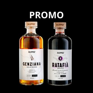 Genziana Scuppoz e Ratafià Scuppoz insieme in promo offerta