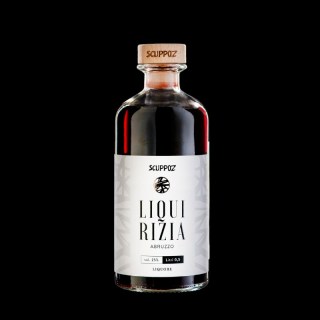 Liquore alla liquirizia Scuppoz con materie prime attentamente selezionate formato 0.5LT Abruzzo