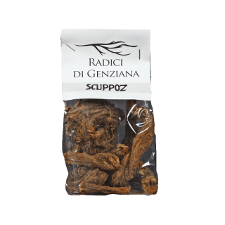 Radici di Genziana coltivate naturalmente, in abruzzo 