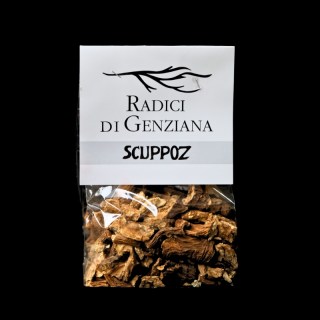 radici di genziana colte ad alta quota naturali artigianale bio Scuppoz Abruzzo a Teramo confezione 100g