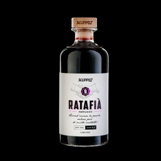 Ratafià liquore alle amarene e vino Montepulciano Abruzzo bottiglia 0.5 lt