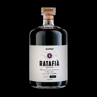 Ratafià liquore alle amarene e vino Montepulciano Abruzzo bottiglia 1 litro